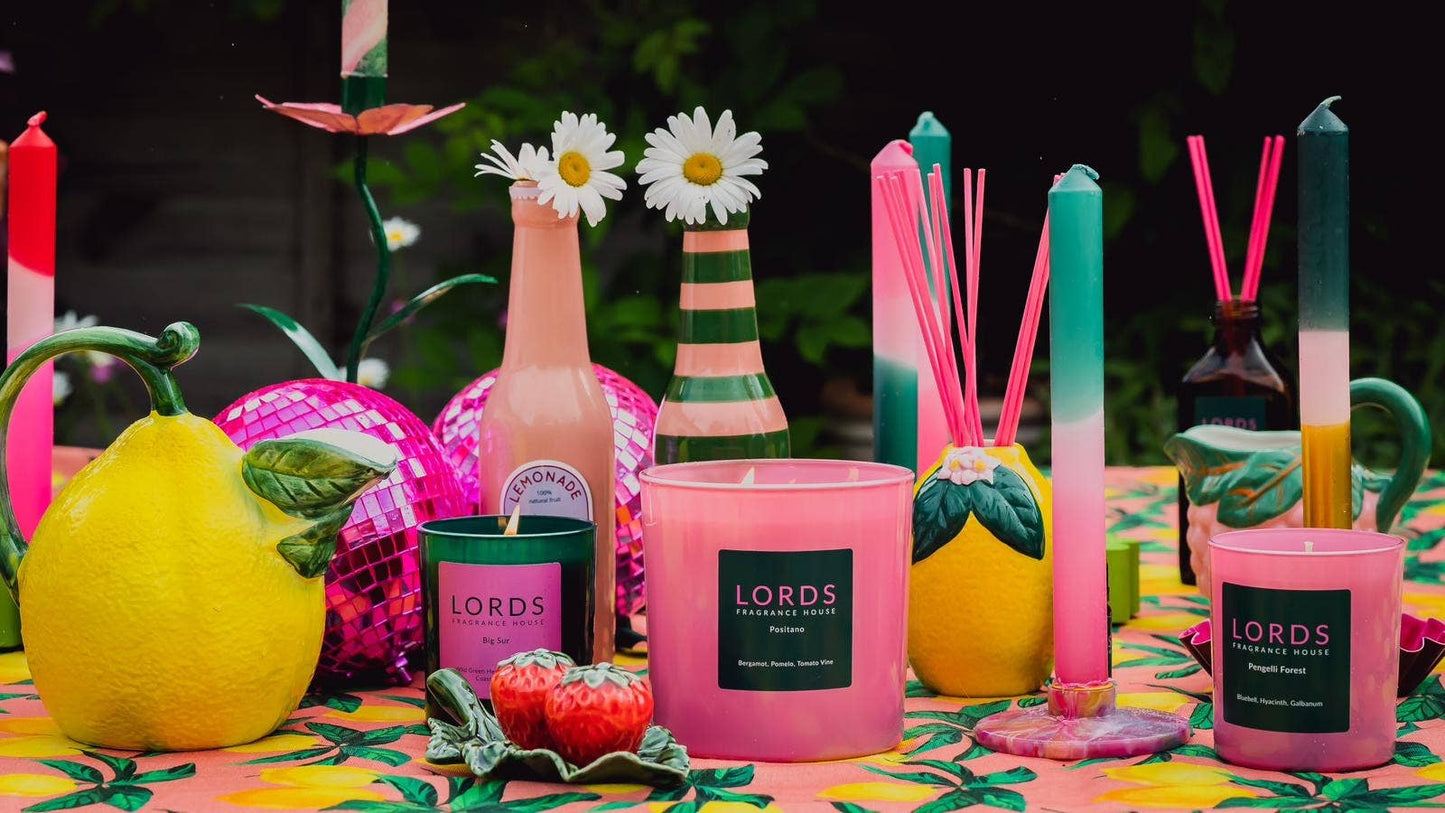 LORDS Fragrance House - Three Wick Candle - Positano