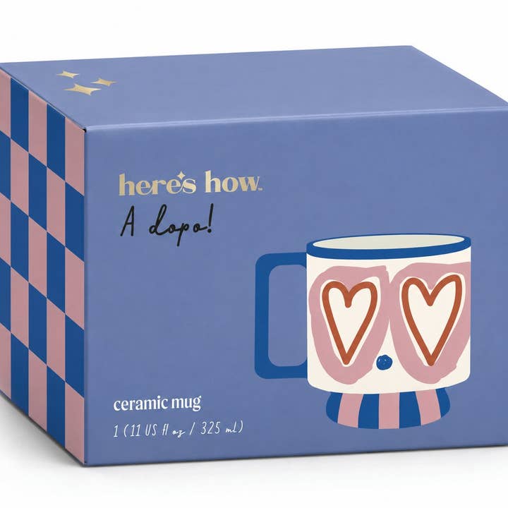 A Dopo Single Mug - Heart