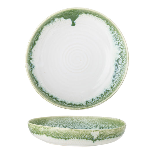 Bloomingville Prim Serving Plate, Green Stomeware
