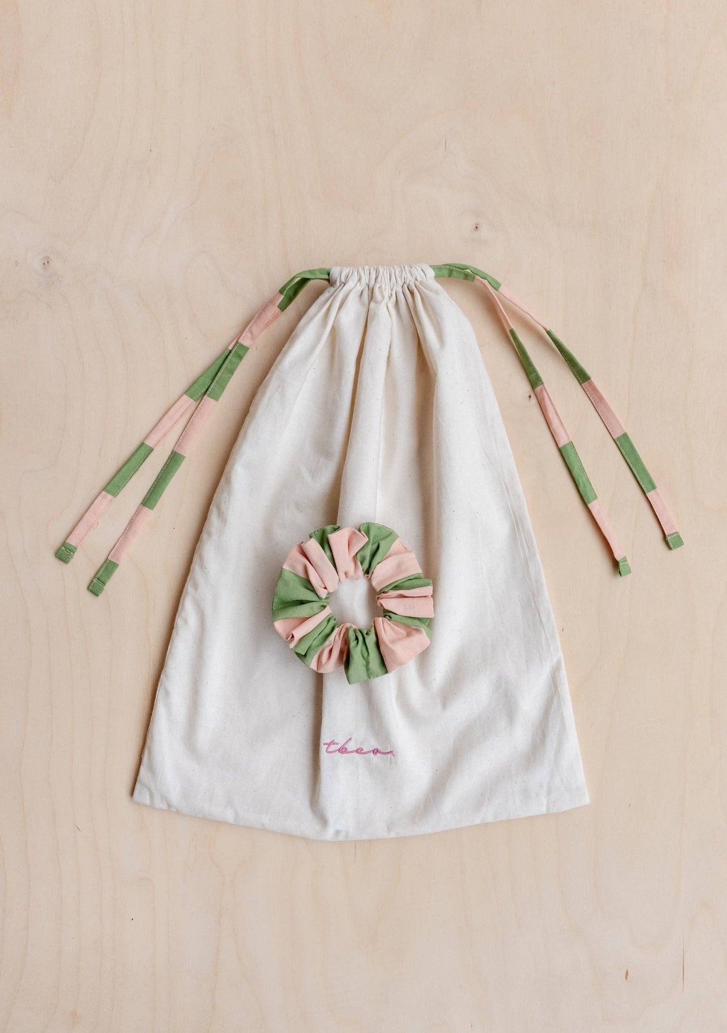 TBCo - Cotton Pyjamas in Green Stripe
