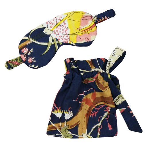 Eye Mask & Bag - 100% Cotton