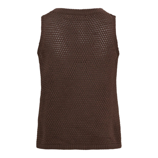 Marta Cotton Nayla Knit in Chocolate brown