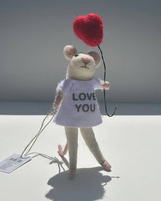 Love You Mouse Decoration