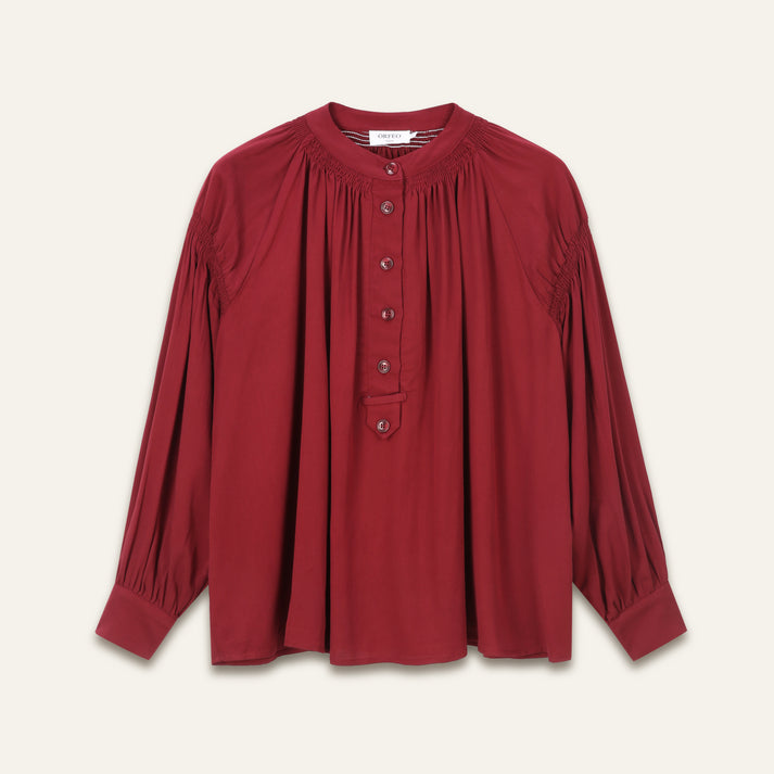 Orfeo Abby Shirt in Bordeaux
