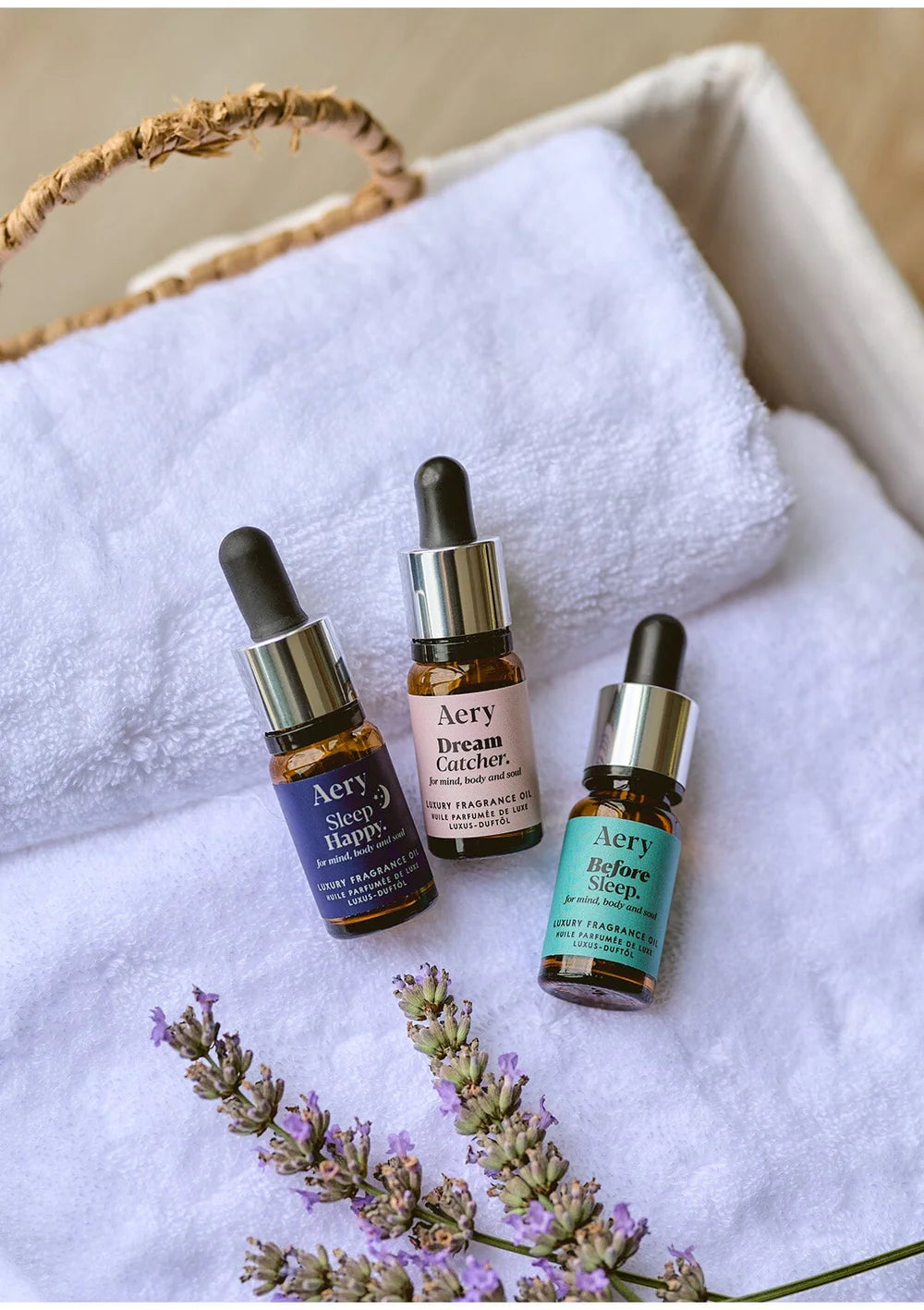 Aery Before Sleep Happy Fragrance Oil - Lavender Eucalyptus & Cedar