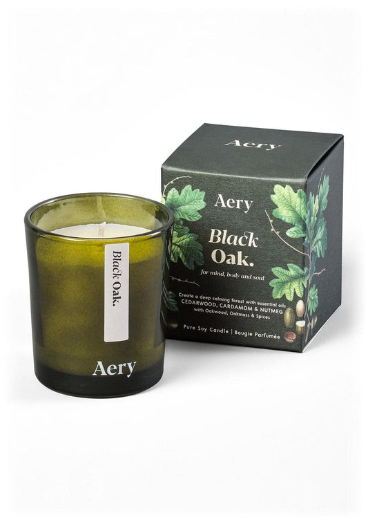 Aery Black Oak Mini Candle