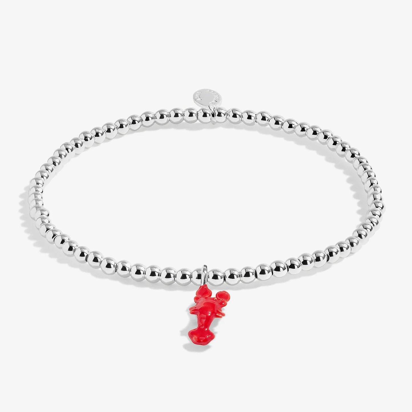 Joma Jewellery A Little Vibes 'You're My Lobster' Bracelet In Silver Plating