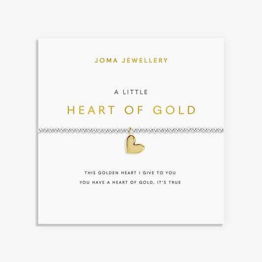 Joma Jewellery A Little 'Heart Of Gold' Bracelet