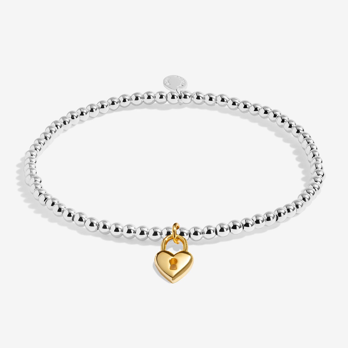 Joma Jewellery A Little 'Life Is Tough But So Are You' Bracelet In Silver and Gold Plating