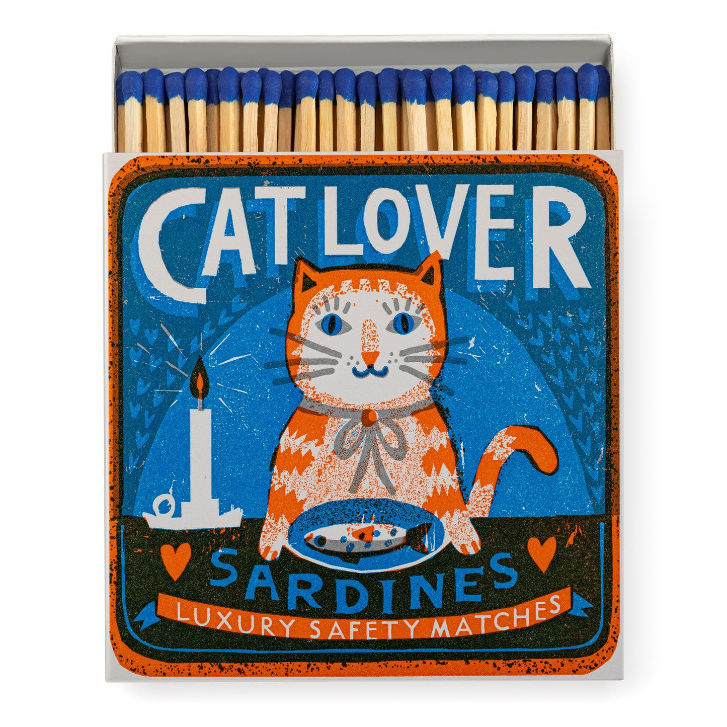 Cat Lover Sardines Matches by The Printed Peanut Matches