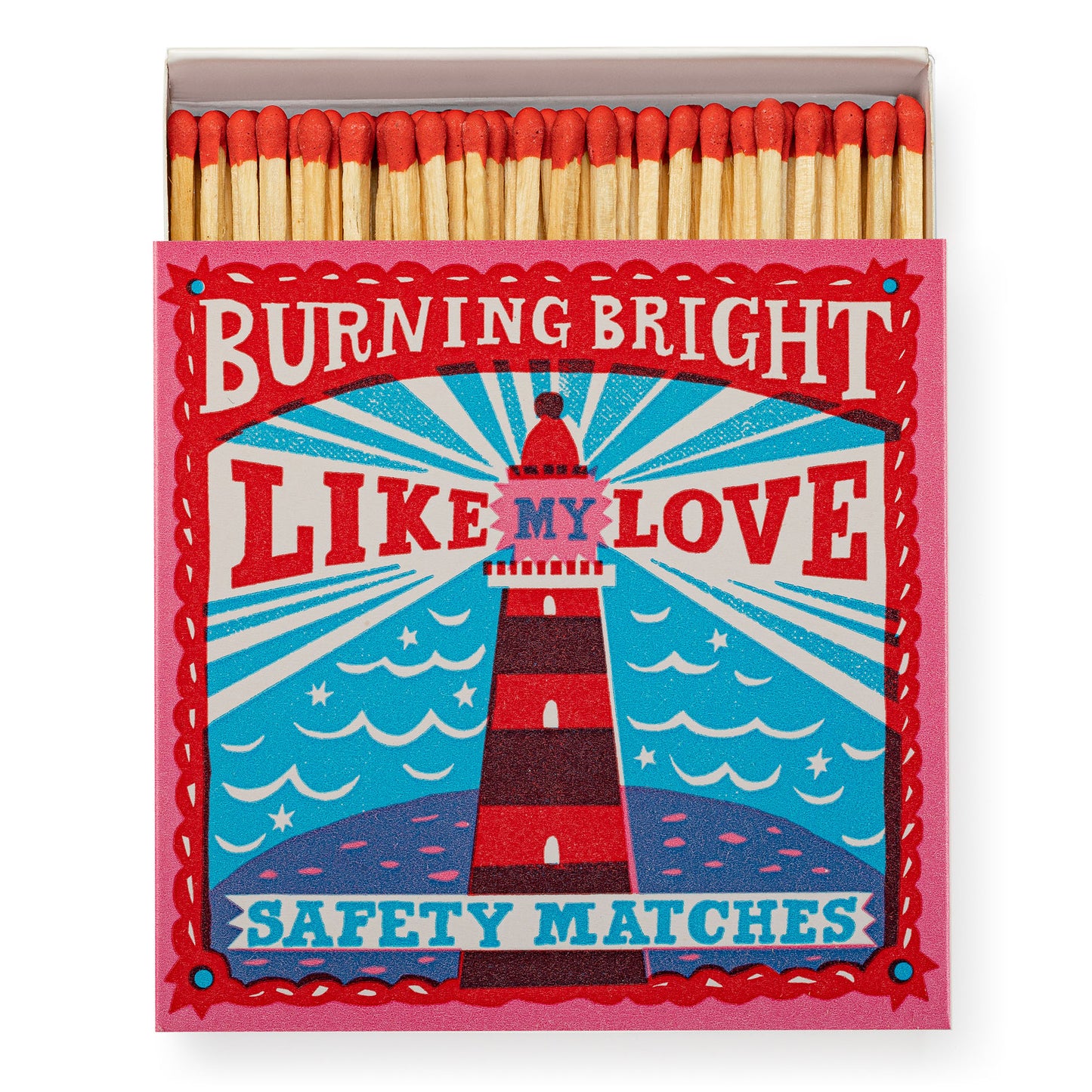 Burning Bright by The Printed Peanut Matches
