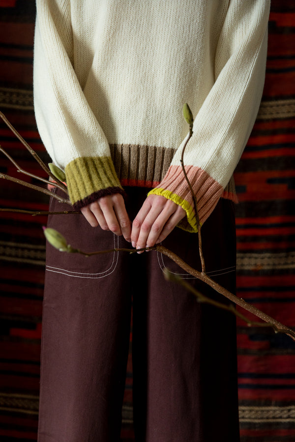 Bonte London Bailey Jumper in Winter White