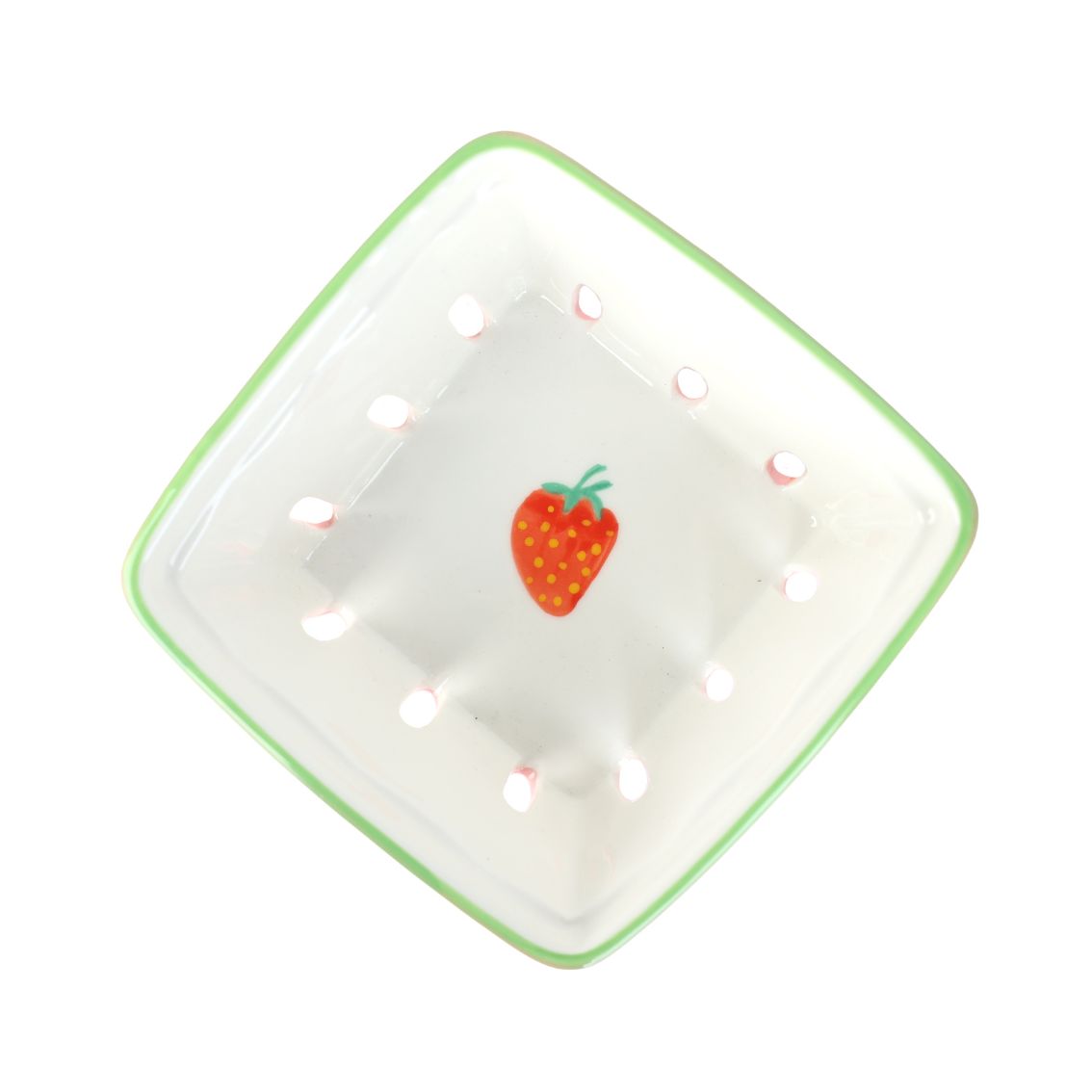 Talking Tables UK Strawberry Ceramic Punnet - 15cm