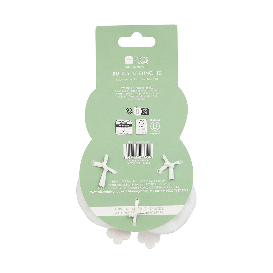 Easter Bunny Scrunchie