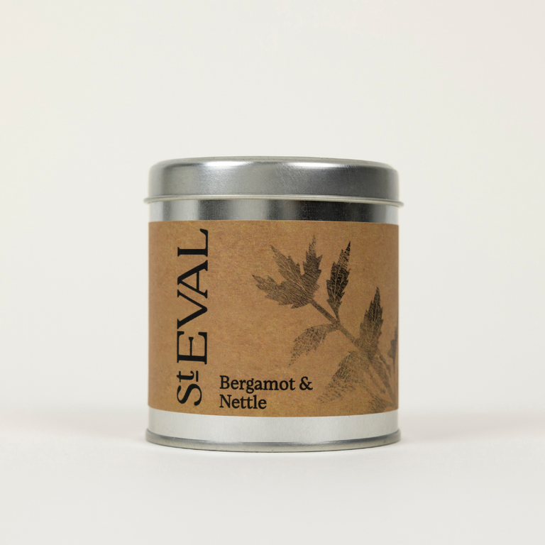 St Eval Bergamot & Nettle, Scented Tin Candle