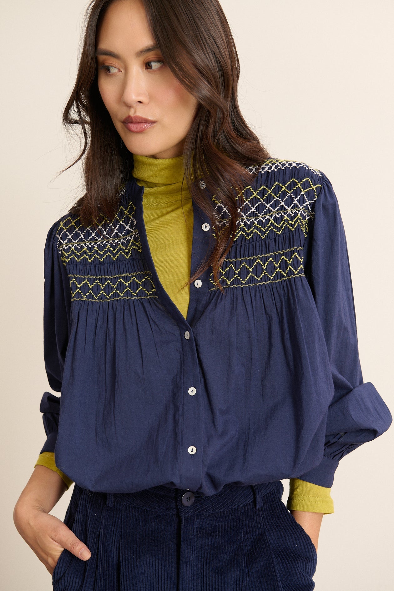 Garance Paris Ketty Blouse in Marine