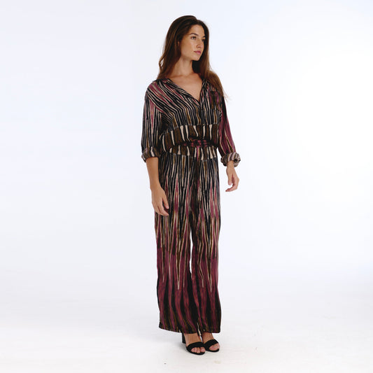 Tanavana Belair Brown Ikat Trouser