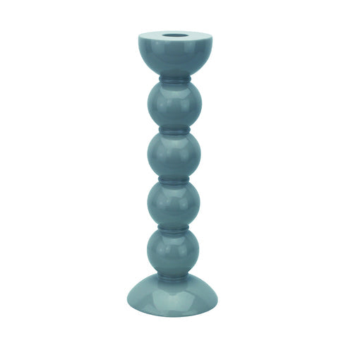 Addison Ross Tall Chambray Bobbin Candlestick - 24cm