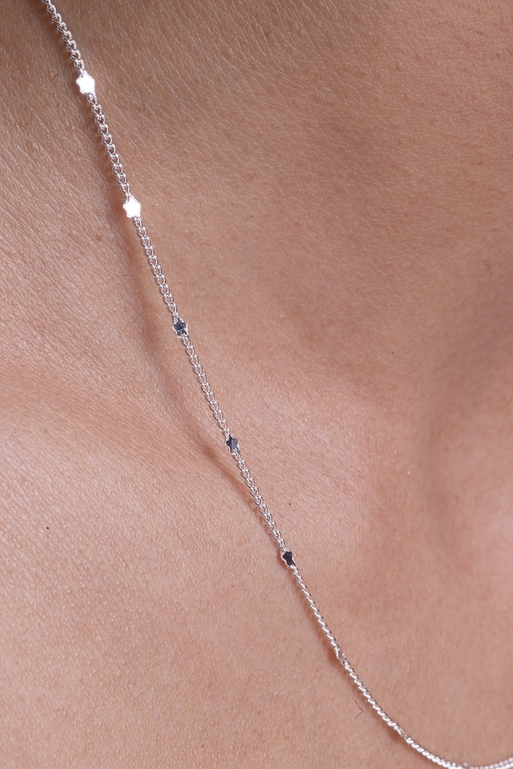 Vurchoo Jewellery Star Dainty Chain Silver