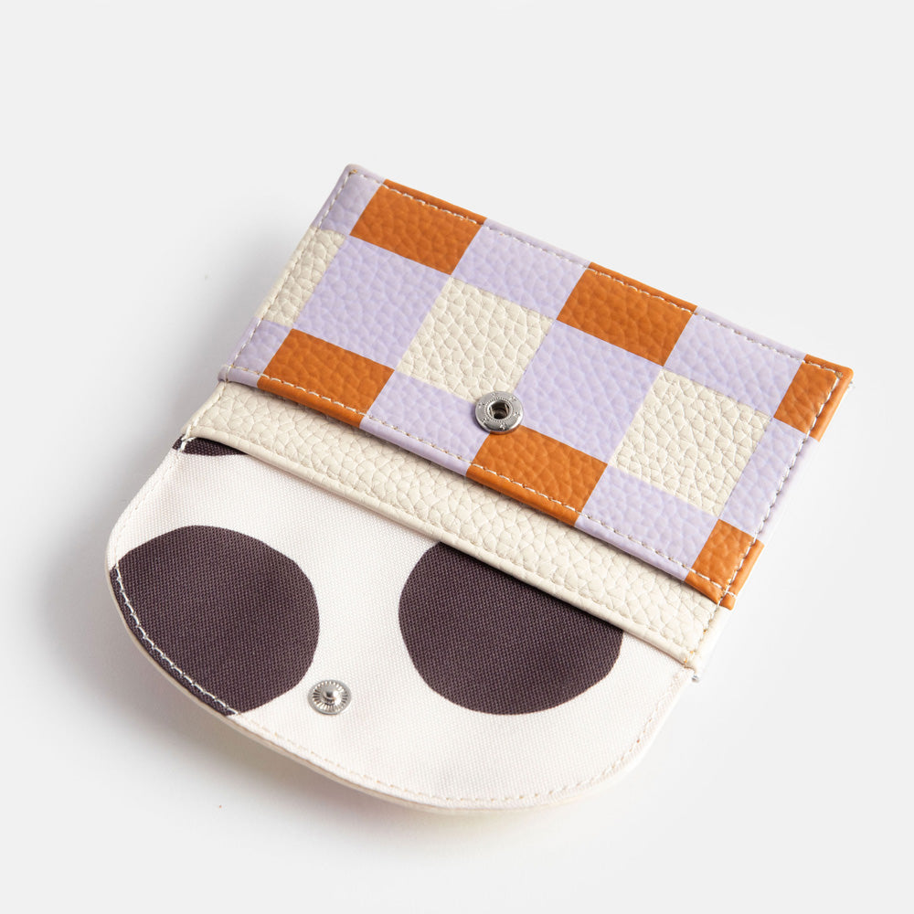 Caroline Gardner Multi Check Card Holder Coin Purse