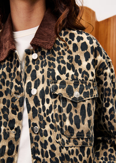 FRNCH MUNCHKIN Leopard Jacket