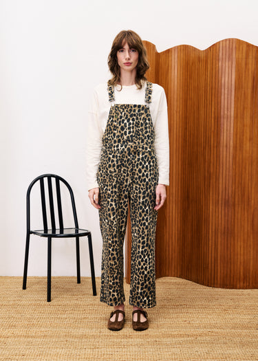 FRNCH MORINGA Leopard Overalls