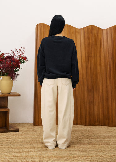 FRNCH Lime Tree Sweatshirt in Anthracite