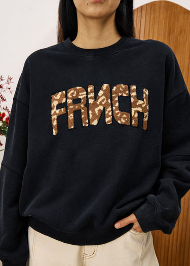 FRNCH Lime Tree Sweatshirt in Anthracite