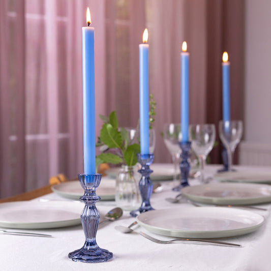 Blue Dinner Candle, 28CM