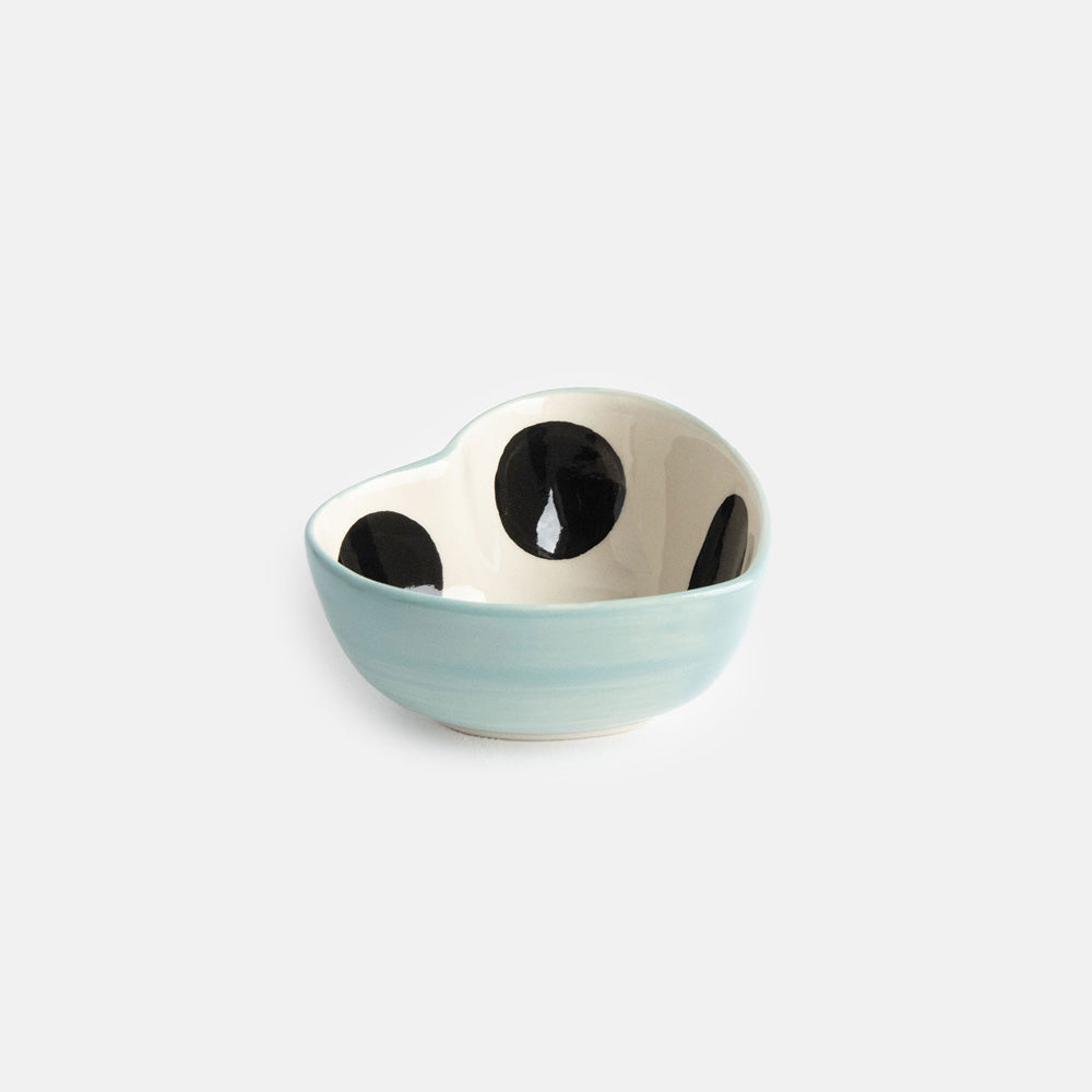 Caroline Gardener Heart Shape Big Spot Trinket Bowl