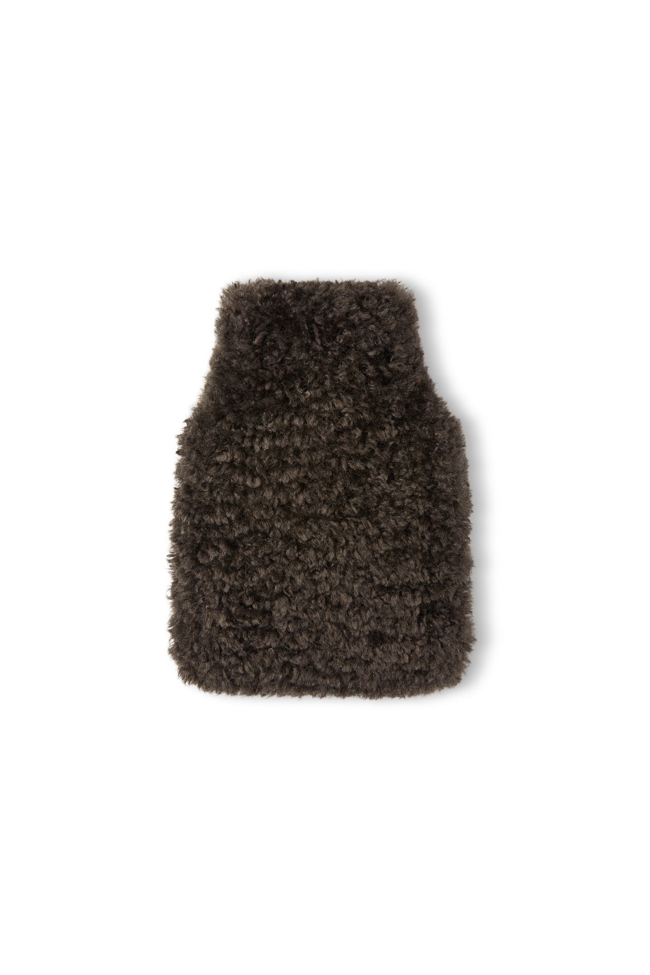 Chalk Teddy Hot Water Bottle in Curly Cocoa