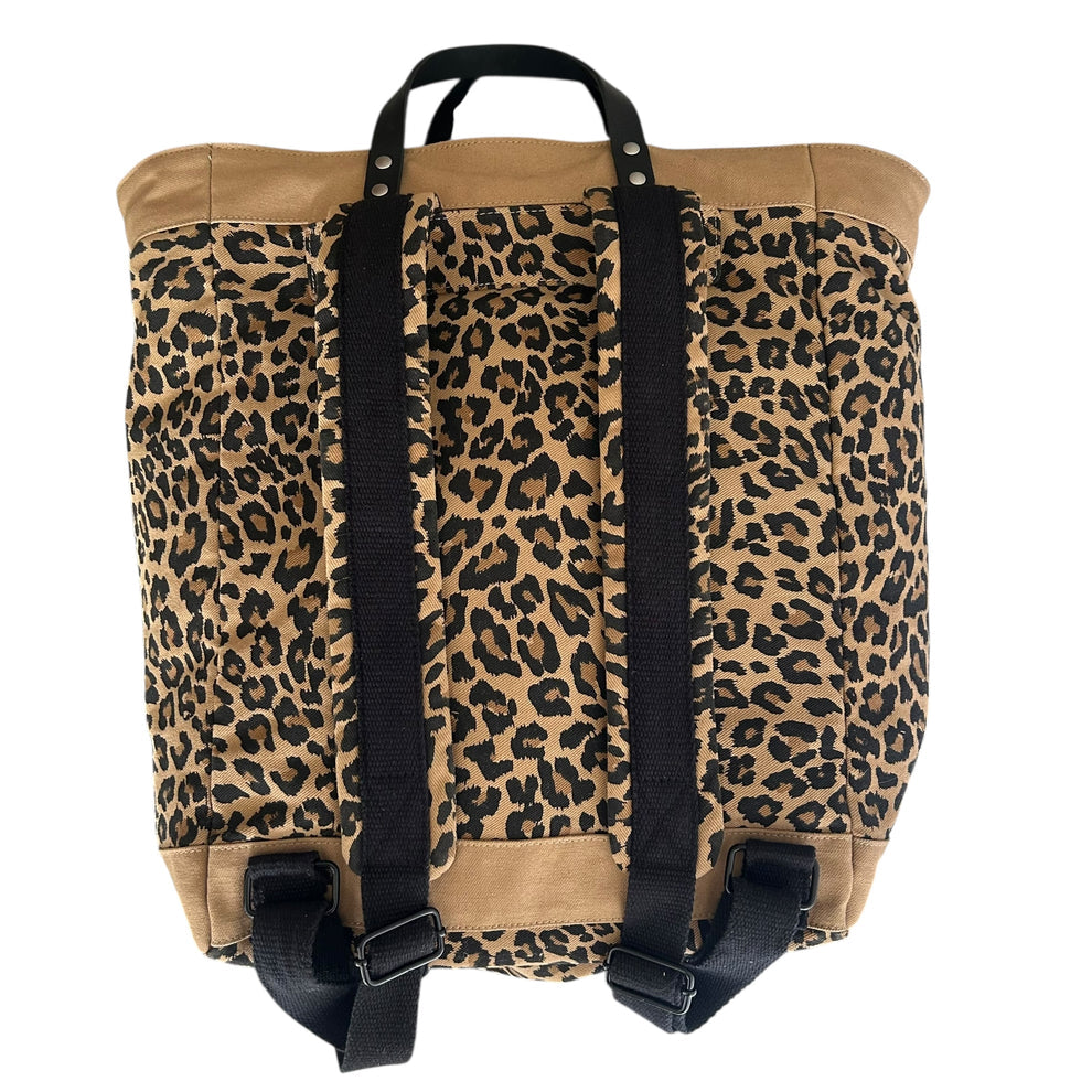 Sixton Clovelly Backpack - Sand Leopard Print