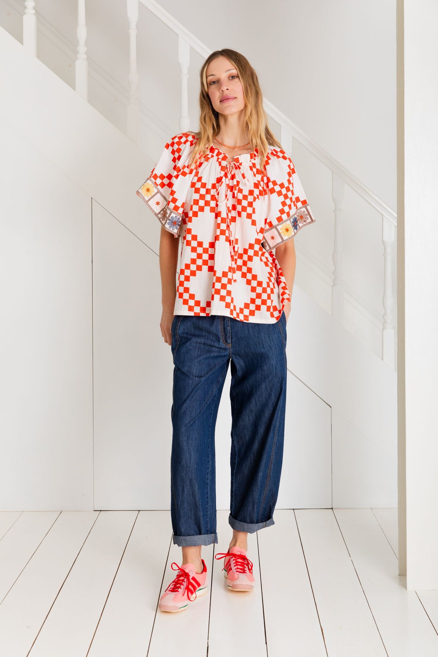 Bonte London Clove Top in Poppy