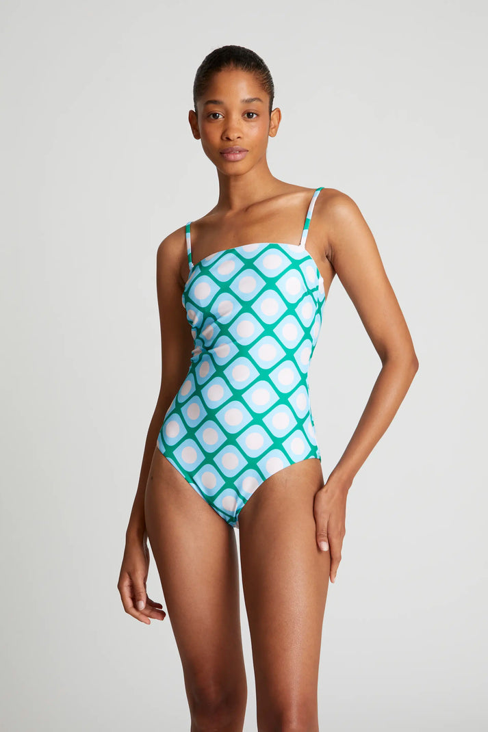 Compania Fantastica Poniente Straight Neckline Swimsuit