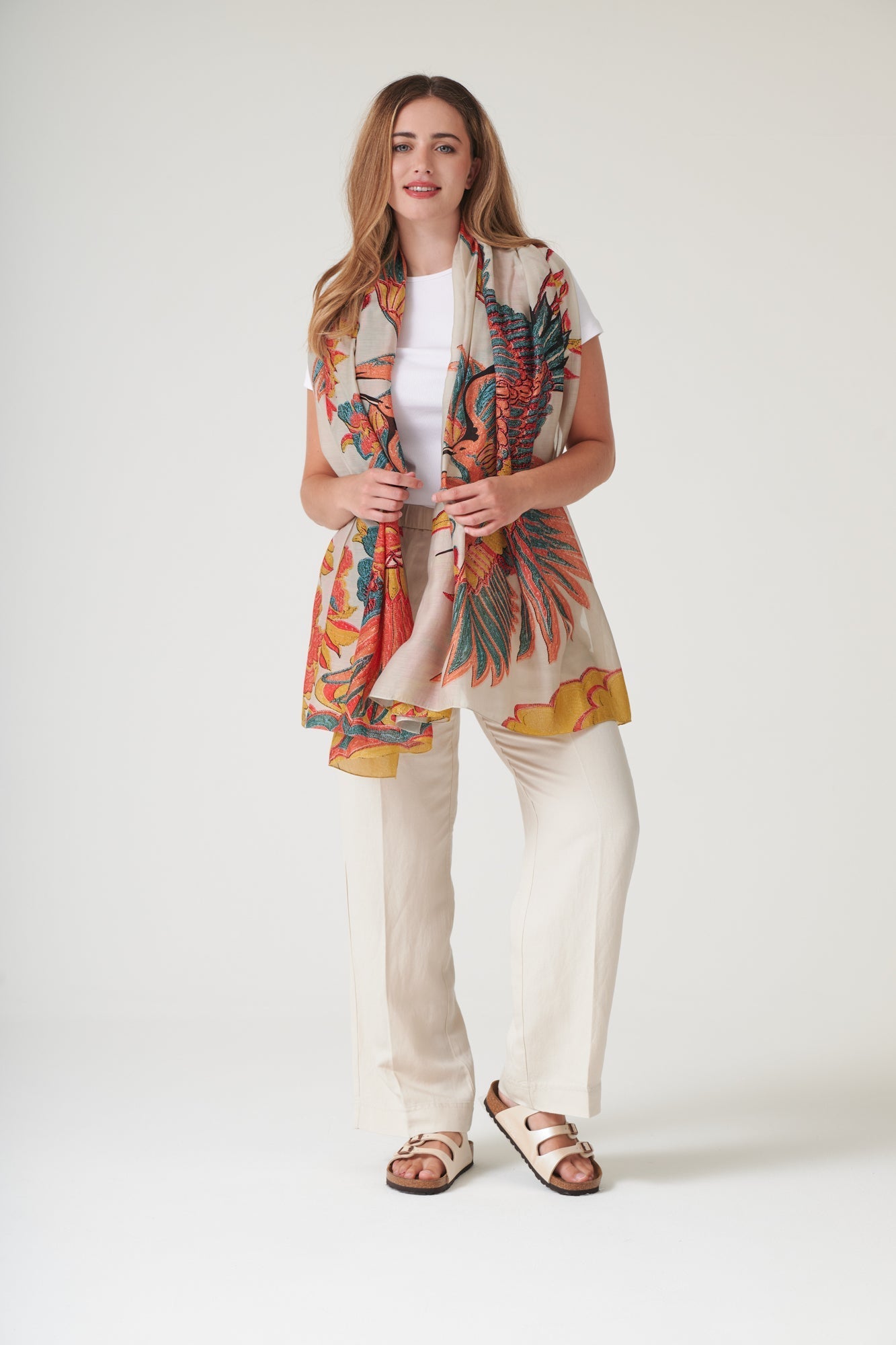 One Hundred Stars Crane Stone Scarf