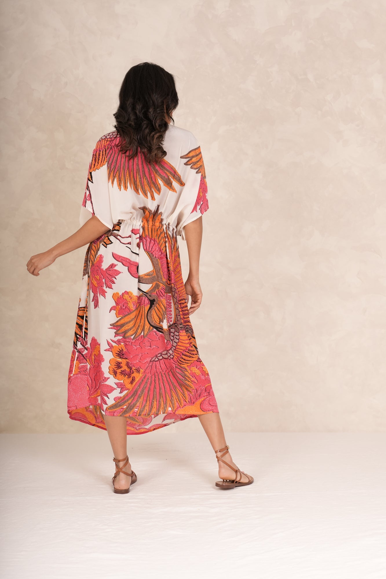 One Hundred Stars Crane Ecru String Dress