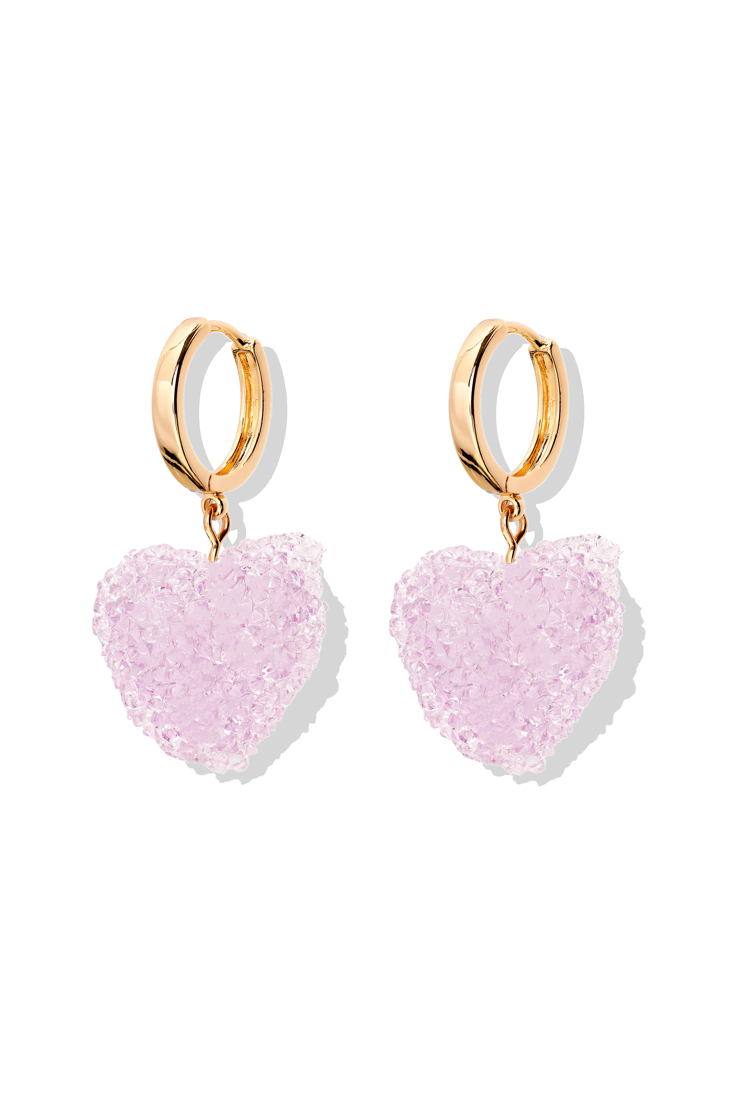 Crystal Haze Heart Collector Earrings Tuttifrutti (S)