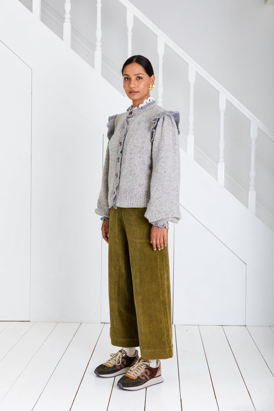 Bonte London Delphie Knit Jacket in Mist