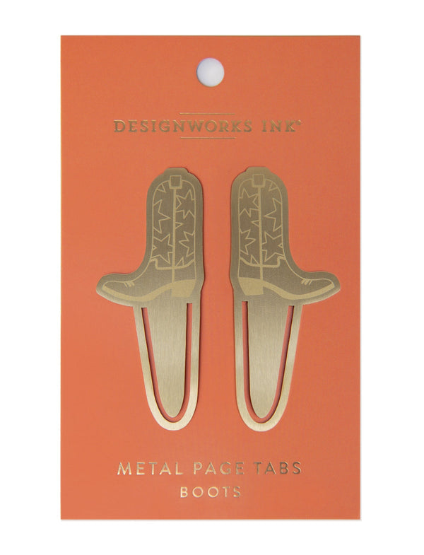 Brass Page Tab - Boots