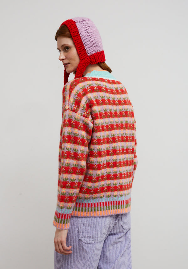 Dr Bloom Sweater Blossom Red