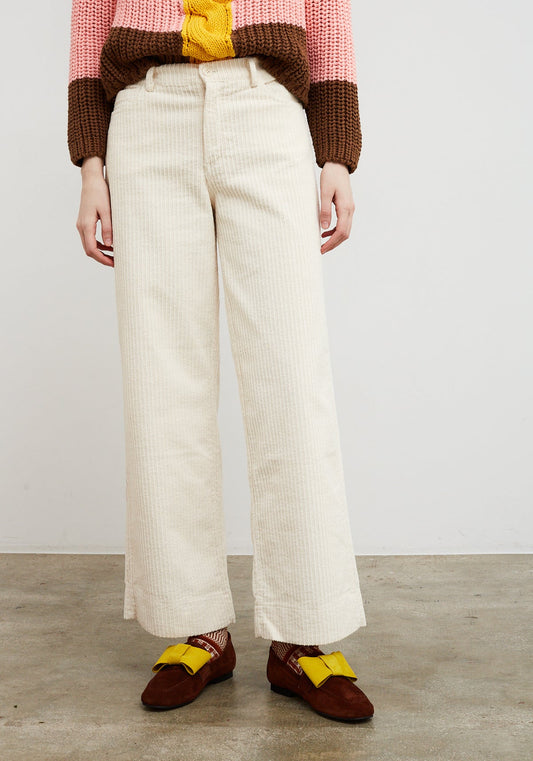 Dr Bloom Ecru Rose Pants