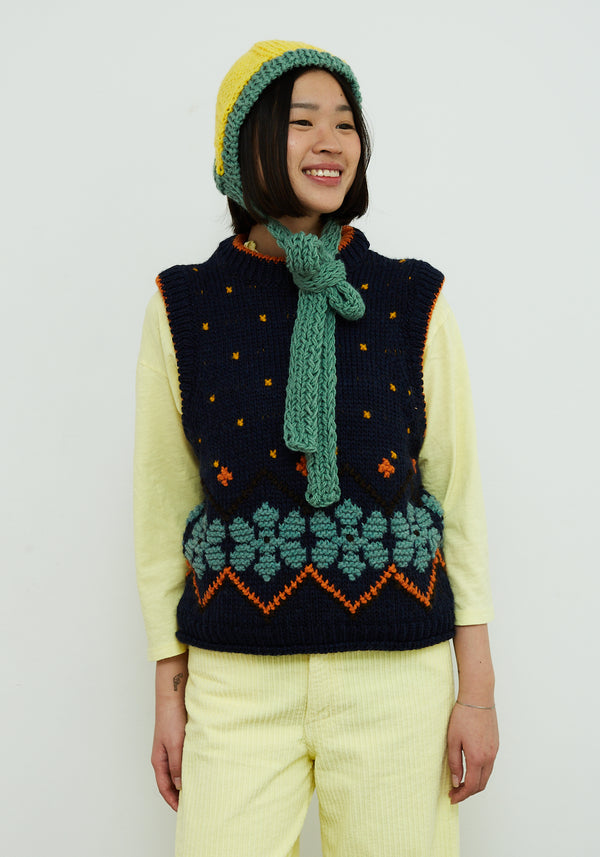 Dr Bloom Jumpy Blue Vest