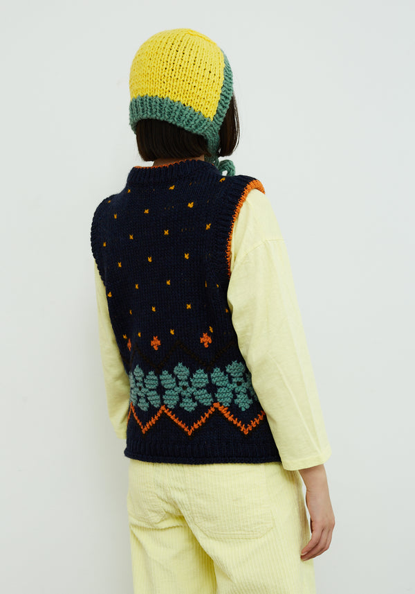 Dr Bloom Jumpy Blue Vest