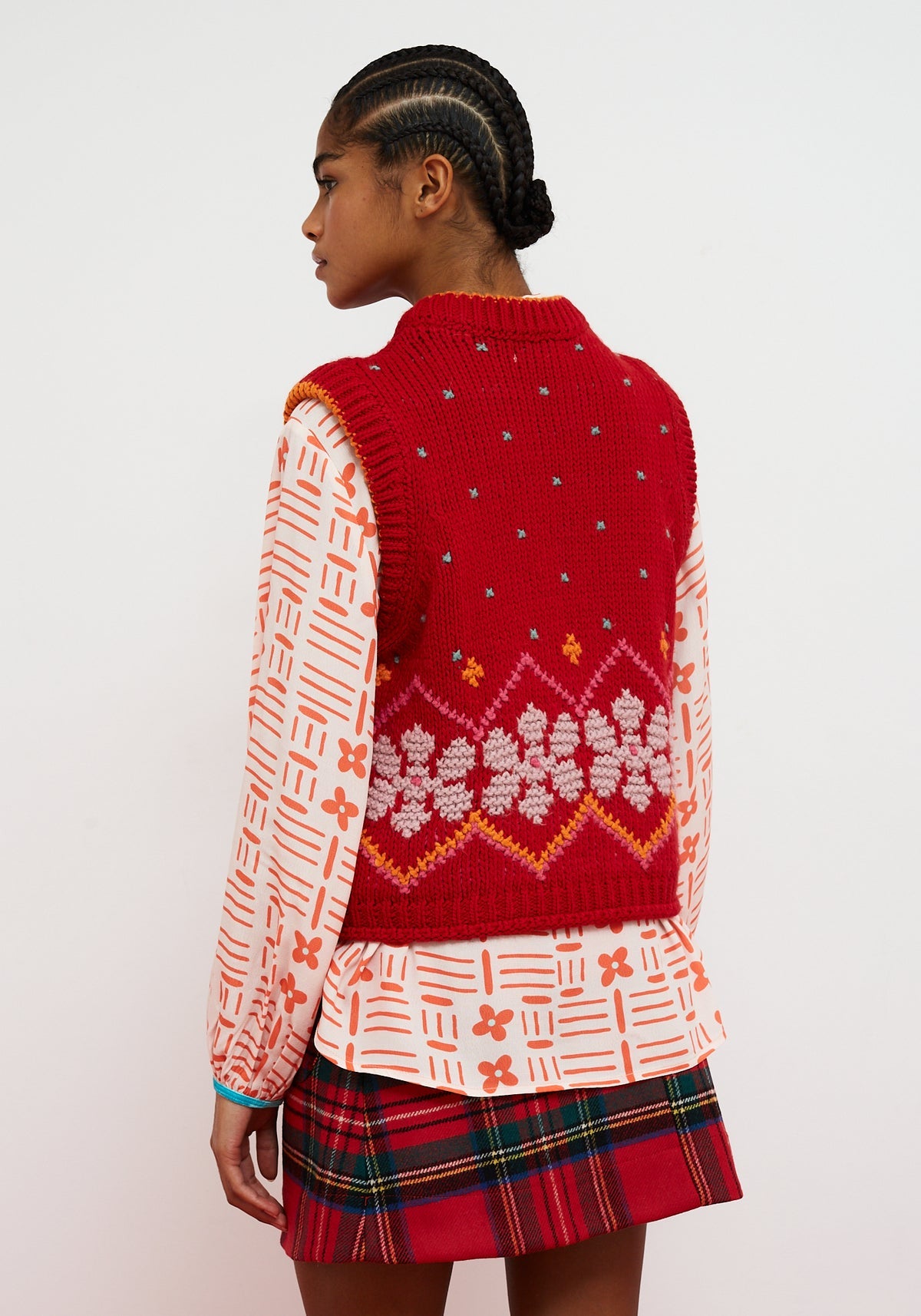Dr Bloom Jumpy Red Vest