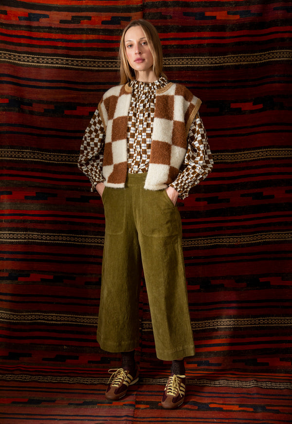 Bonte London Earl Gilet in Camel