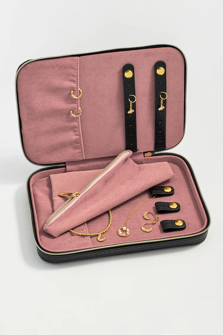 Estella Bartlett Slim Jewellery Box - Black