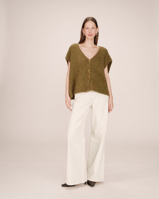 Grace & Mila Savant Cardigan in Olive