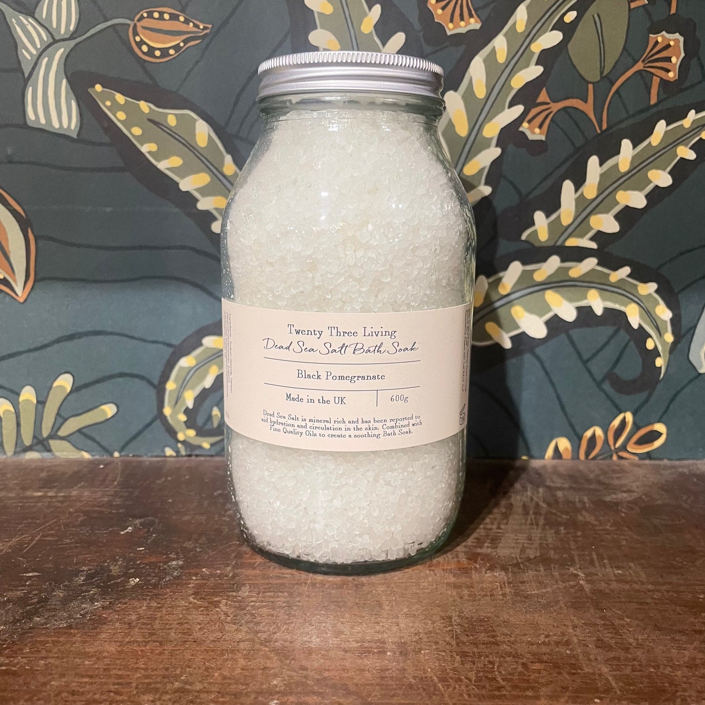 Twenty Three Living Black Pomegranate Bath Salts 600g