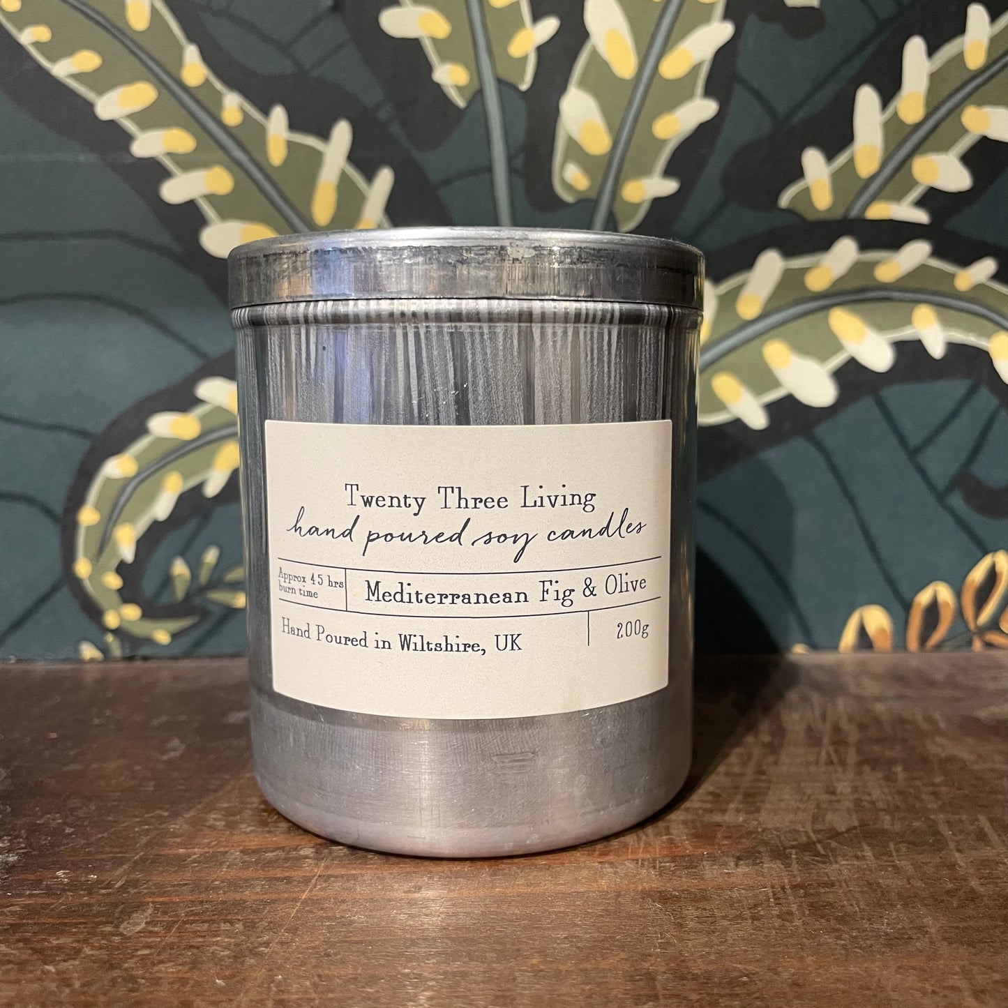 23L Travel Tin Candle - Mediterranean Fig & Olive 200g