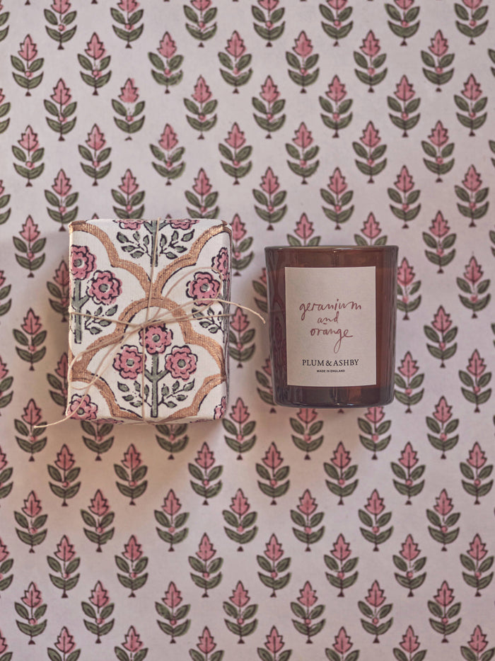 Plum & Ashby Geranium & Orange Votive Candle